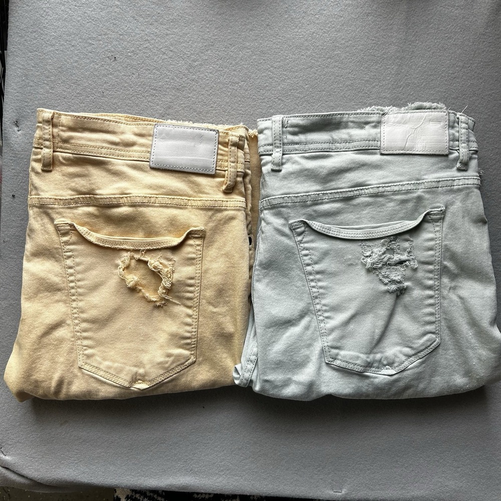 Jordan Craig Bundle Lot of‎ 2 Distressed Denim Shorts - Size 42